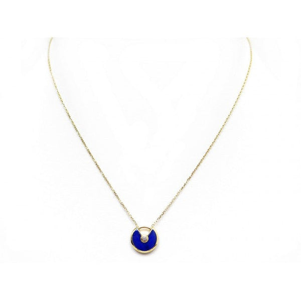 ˇMagic JewelryˇAMULETTE ROSE GOLD AGATE NECKLACE